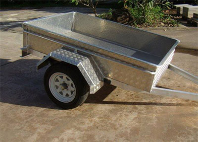 simple box trailer for sale